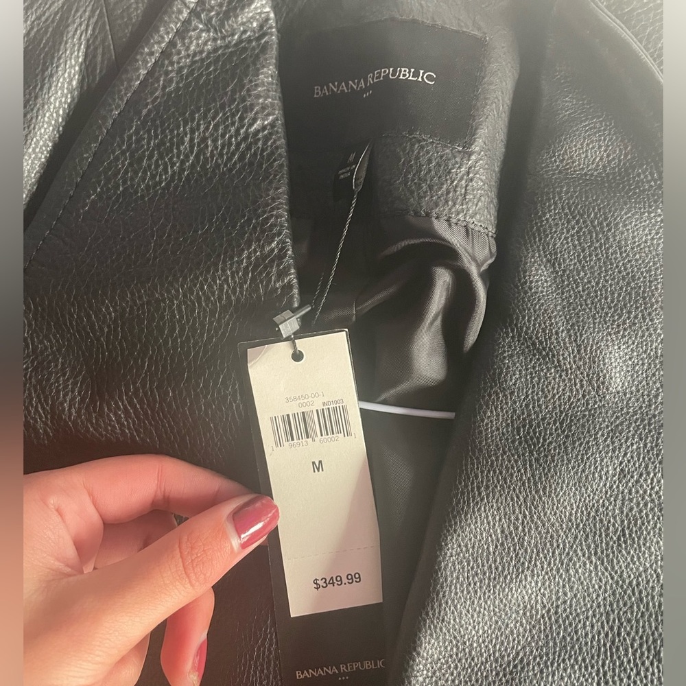 Banana Republic leather jacket